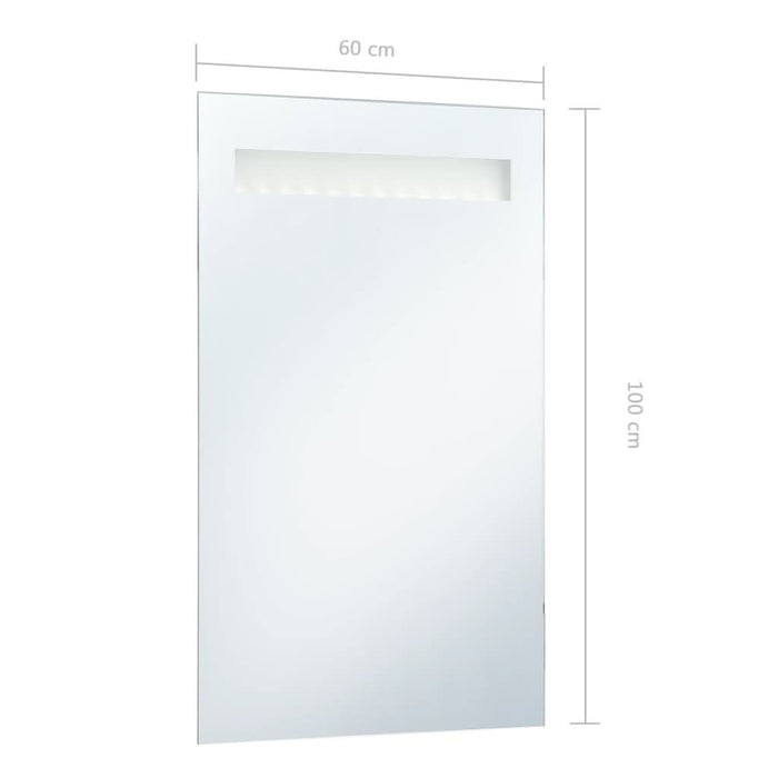 Oglindă cu LED de perete de baie, 60 x 100 cm - WALTI WALTI