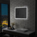 Oglindă cu LED de perete pentru baie, 80 x 60 cm - WALTI WALTI