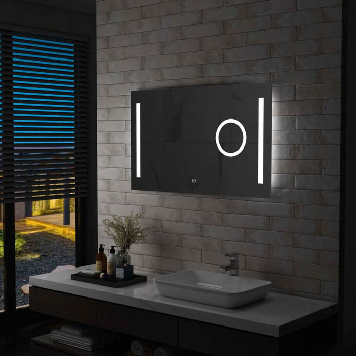 Oglindă cu LED de perete de baie, cu senzor tactil, 100x60 cm - WALTI WALTI