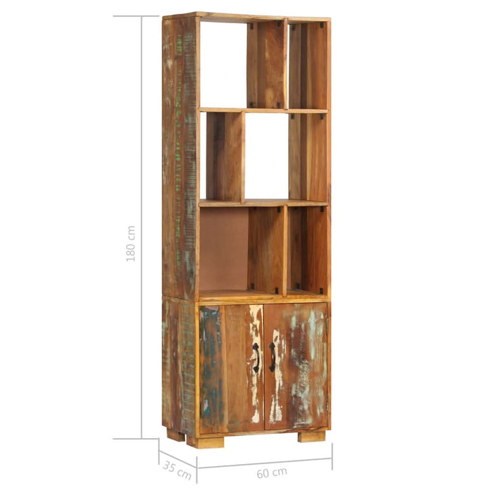 Bibliotecă, 60 x 35 x 180 cm, lemn masiv reciclat - WALTI WALTI