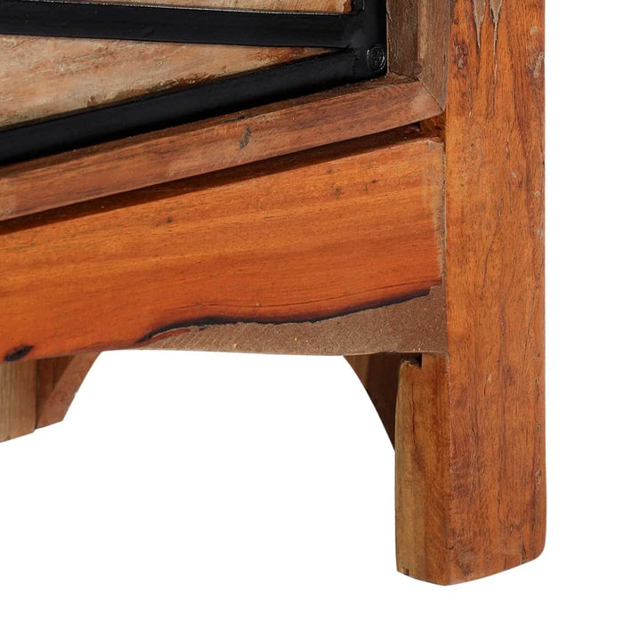 Comodă TV, 120 x 30 x 40 cm, lemn masiv reciclat - WALTI WALTI