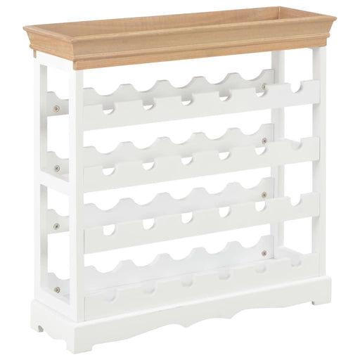 Dulap de vinuri, alb, 70 x 22,5 x 70,5 cm, MDF - WALTI WALTI