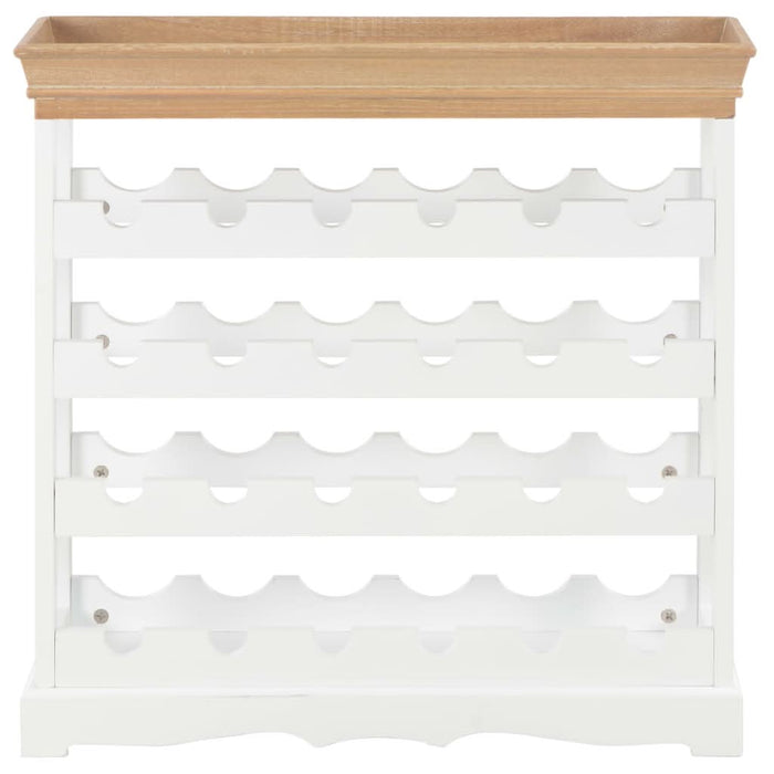 Dulap de vinuri, alb, 70 x 22,5 x 70,5 cm, MDF - WALTI WALTI