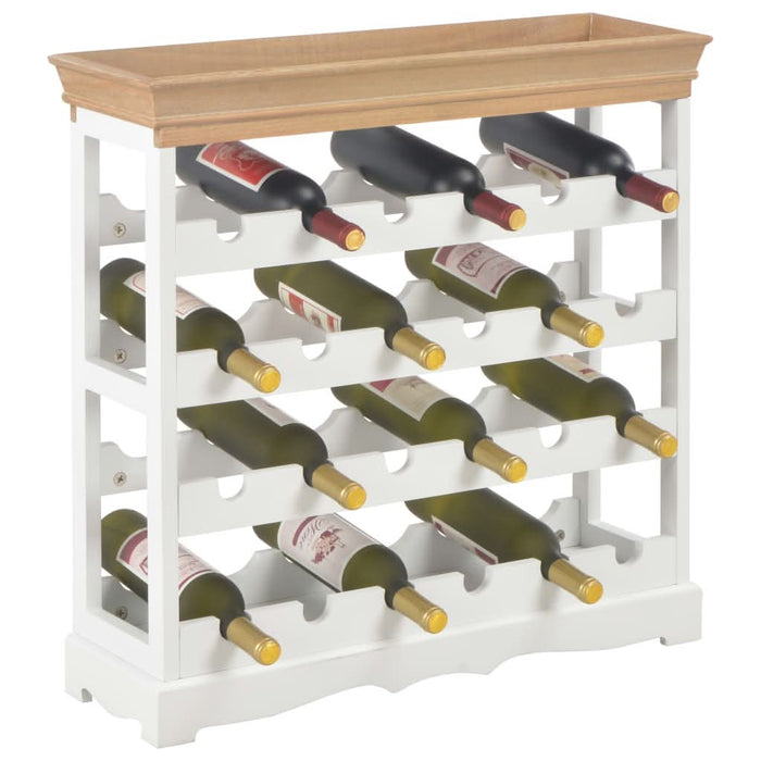 Dulap de vinuri, alb, 70 x 22,5 x 70,5 cm, MDF - WALTI WALTI