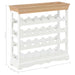Dulap de vinuri, alb, 70 x 22,5 x 70,5 cm, MDF - WALTI WALTI