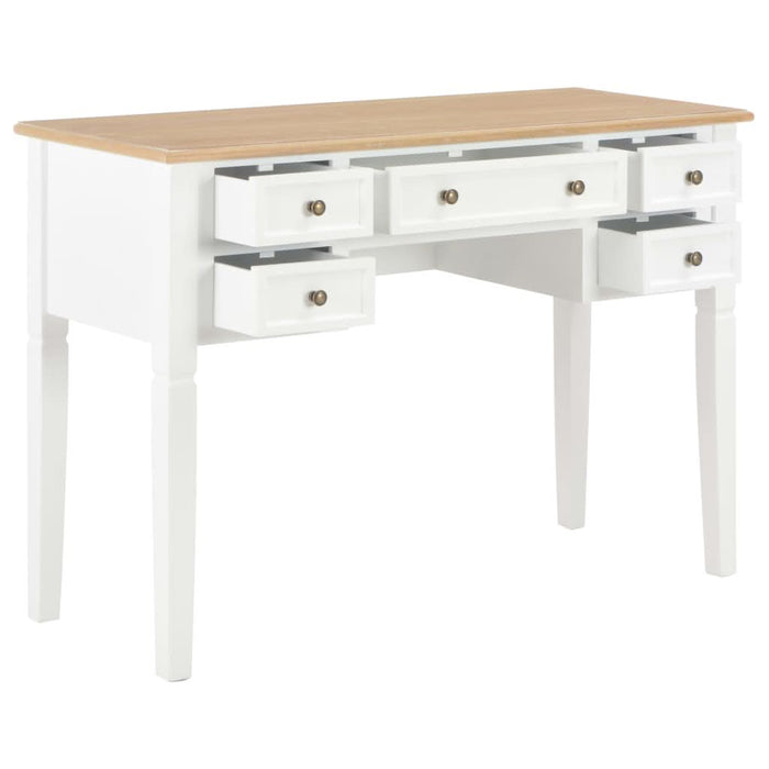 Birou de scris, alb, 109,5 x 45 x 77,5 cm, lemn - WALTI WALTI