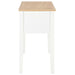 Birou de scris, alb, 109,5 x 45 x 77,5 cm, lemn - WALTI WALTI