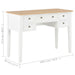 Birou de scris, alb, 109,5 x 45 x 77,5 cm, lemn - WALTI WALTI