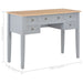 Birou de scris, gri, 109,5 x 45 x 77,5 cm, lemn - WALTI WALTI