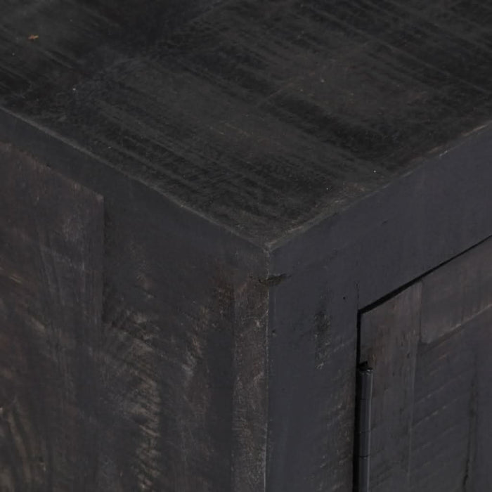 Comodă TV, negru, 118 x 30 x 40 cm, lemn masiv de mango - WALTI WALTI