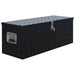 Ladă din aluminiu, negru, 1085 x 370 x 400 mm - WALTI WALTI