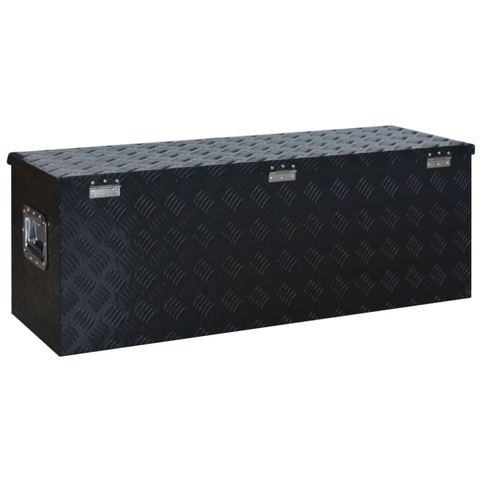 Ladă din aluminiu, negru, 1085 x 370 x 400 mm - WALTI WALTI