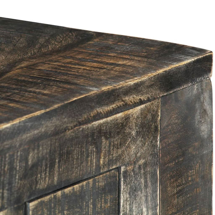 Birou, negru, 110 x 50 x 75 cm, lemn masiv de mango - WALTI WALTI
