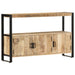 Dulap lateral, 120 x 30 x 75 cm, lemn masiv de mango - WALTI WALTI