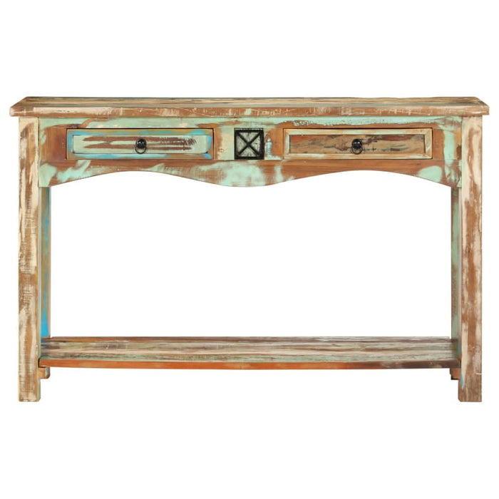 Masă consolă, 120 x 40 x 75 cm, lemn masiv reciclat - WALTI WALTI