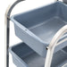 Cărucior de bucătărie cu recipiente din plastic, 82x43,5x93 cm - WALTI WALTI