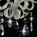 Candelabru cu mărgele, alb, rotund, E14 - WALTI WALTI