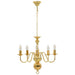Candelabru, auriu, 5 becuri E14 - WALTI WALTI