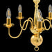 Candelabru, auriu, 5 becuri E14 - WALTI WALTI
