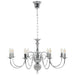 Candelabru, argintiu, 8 becuri E14 - WALTI WALTI
