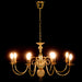 Candelabru, auriu, 8 becuri E14 - WALTI WALTI