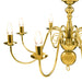 Candelabru, auriu, 8 becuri E14 - WALTI WALTI