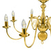 Candelabru, auriu, 8 becuri E14 - WALTI WALTI