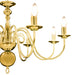 Candelabru, auriu, 8 becuri E14 - WALTI WALTI