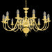 Candelabru, auriu, 12 becuri E14 - WALTI WALTI