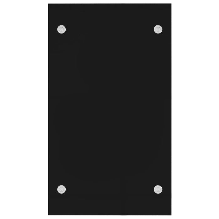 Rastel lemne de foc, negru, 40 x 35 x 60 cm, sticlă - WALTI WALTI