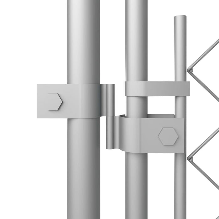Padoc pentru câini de exterior, cu acoperiș, 8 x 4 x 2,3 m - WALTI WALTI