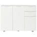 Servantă, alb extralucios, 107x35x80,5 cm - WALTI WALTI