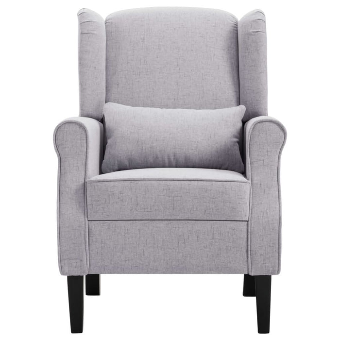 Fotoliu, gri deschis, material textil - WALTI WALTI