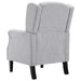 Fotoliu, gri deschis, material textil - WALTI WALTI