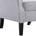 Fotoliu, gri deschis, material textil - WALTI WALTI