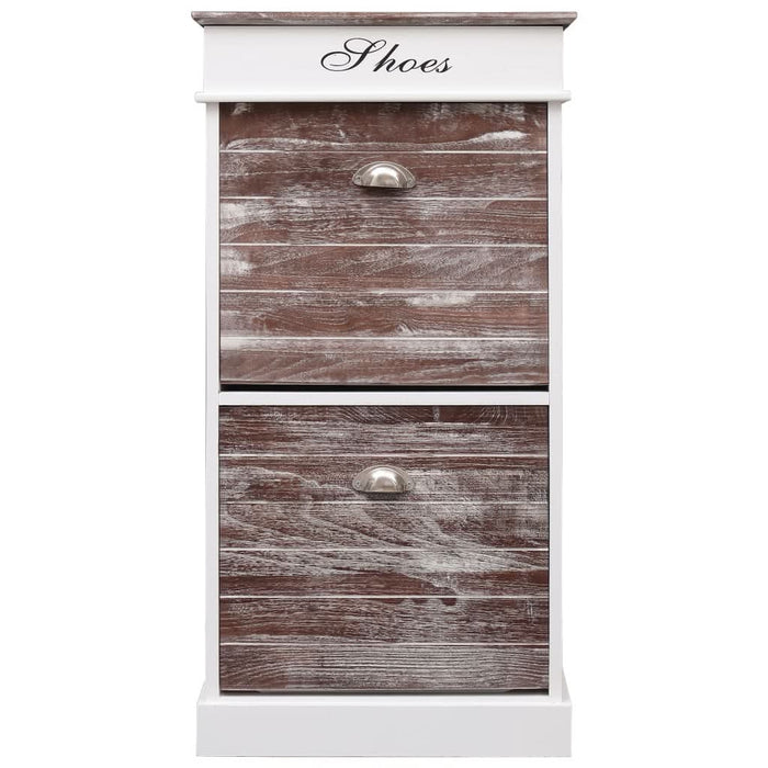 Pantofar, maro, 50 x 28 x 98 cm, lemn de paulownia - WALTI WALTI