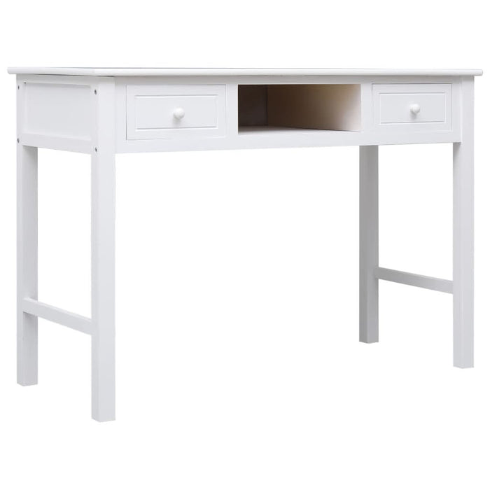 Birou de scris, alb, 110 x 45 x 76 cm, lemn - WALTI WALTI