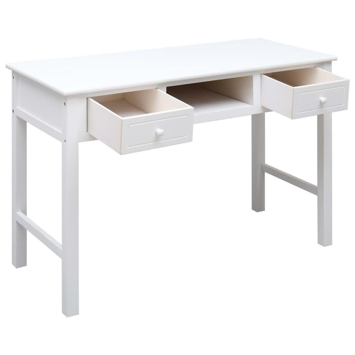 Birou de scris, alb, 110 x 45 x 76 cm, lemn - WALTI WALTI