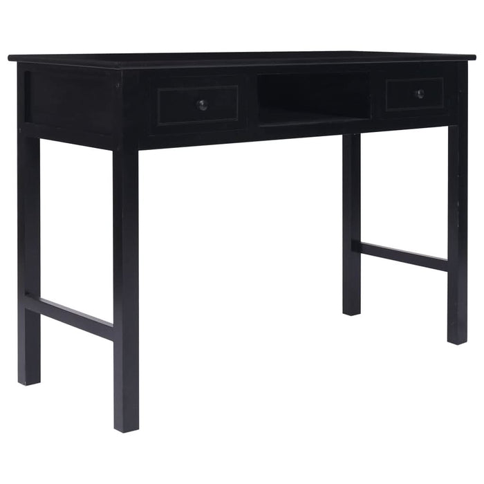 Birou de scris, negru, 110 x 45 x 76 cm, lemn - WALTI WALTI