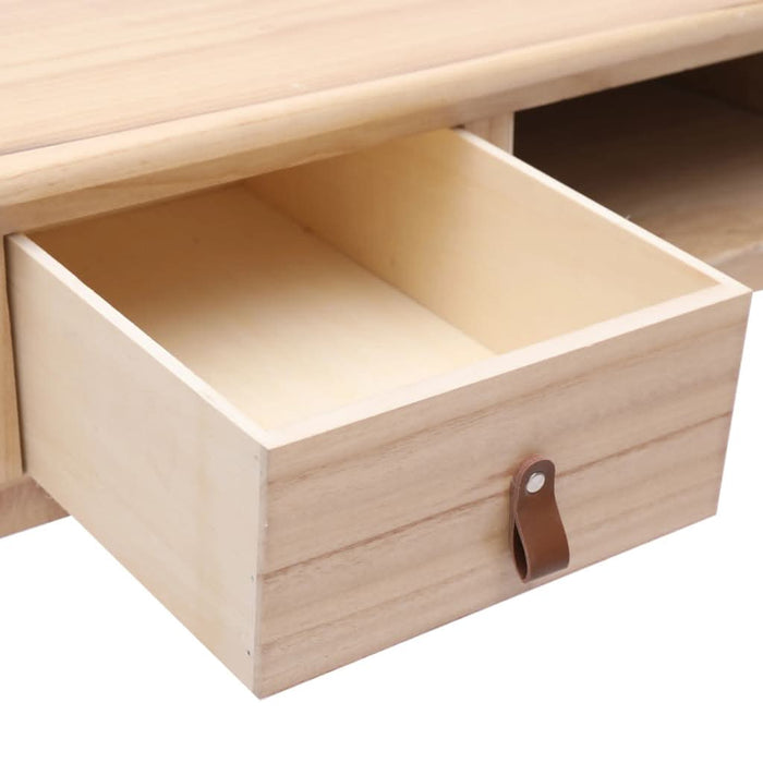 Birou de scris, culoare naturală, 110 x 45 x 76 cm, lemn - WALTI WALTI