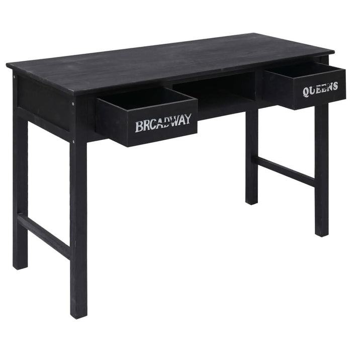 Masă consolă, negru, 110 x 45 x 76 cm, lemn - WALTI WALTI