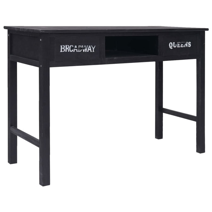 Masă consolă, negru, 110 x 45 x 76 cm, lemn - WALTI WALTI