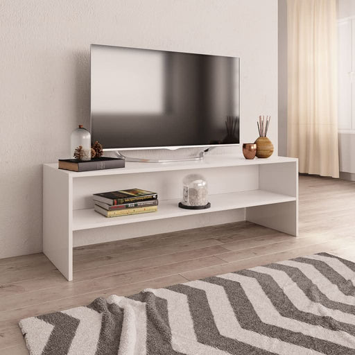 Comodă TV, alb, 120 x 40 x 40 cm, lemn prelucrat - WALTI WALTI