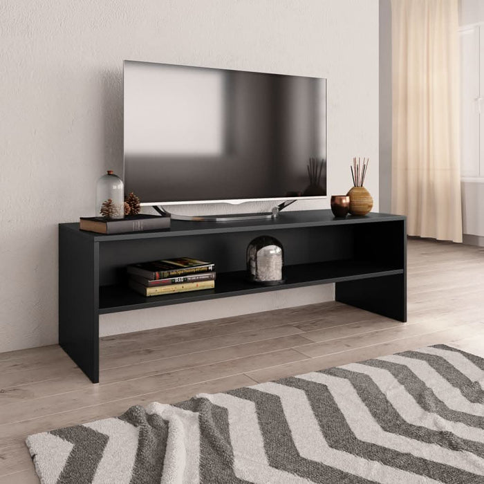Comodă TV, negru, 120 x 40 x 40 cm, PAL - WALTI WALTI