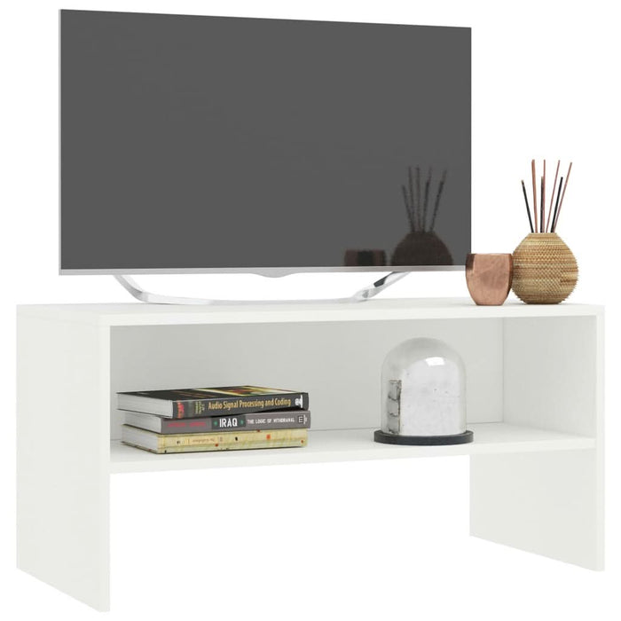Comodă TV, alb, 80x40x40 cm, PAL - WALTI WALTI