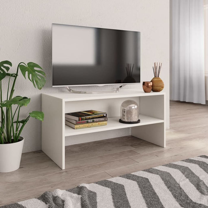 Comodă TV, alb, 80x40x40 cm, PAL - WALTI WALTI