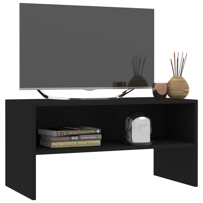 Comodă TV, negru, 80x40x40 cm, PAL - WALTI WALTI