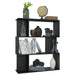 Bibliotecă/Separator cameră, negru, 80x24x96 cm, PAL - WALTI WALTI