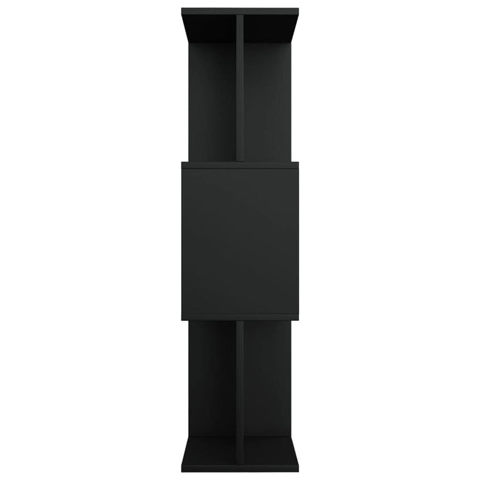 Bibliotecă/Separator cameră, negru, 80x24x96 cm, PAL - WALTI WALTI