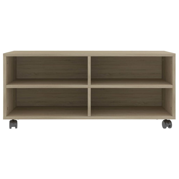 Comodă TV cu rotile, stejar Sonoma, 90x35x35, PAL - WALTI WALTI
